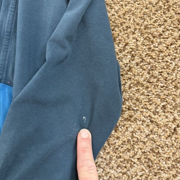 Matilda Jane Cardigan Women Size M Blue Colorblock Open Front Stretch - Picture 12 of 15